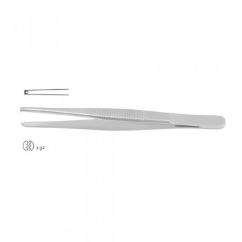 Dissecting Forceps 2 x 3 Teeth Stainless Steel, 13 cm - 5"